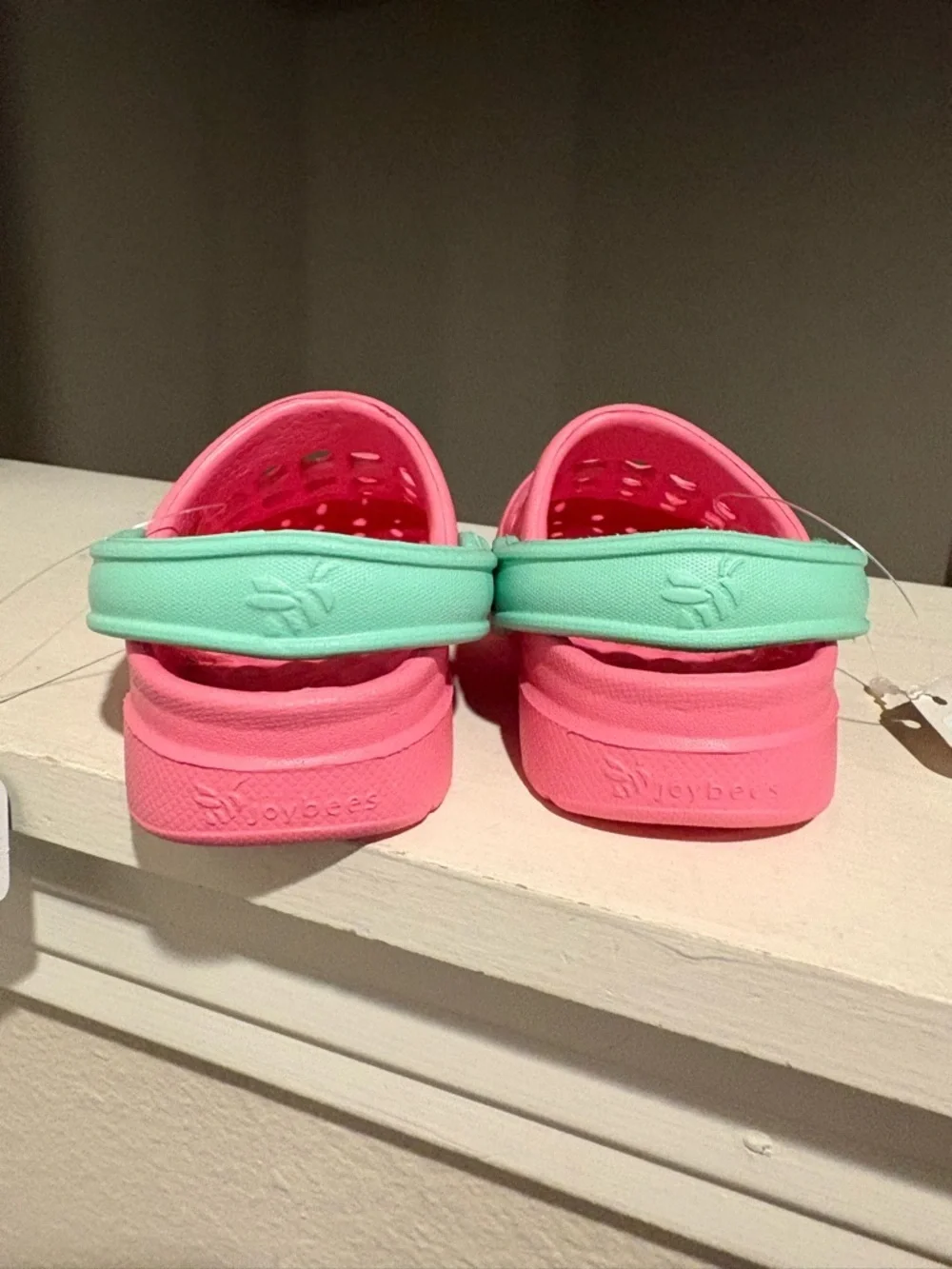 JOYBEES Harper Pink Mint Active Clog Water Shoe Girls Toddler Infant Size 4 / 5